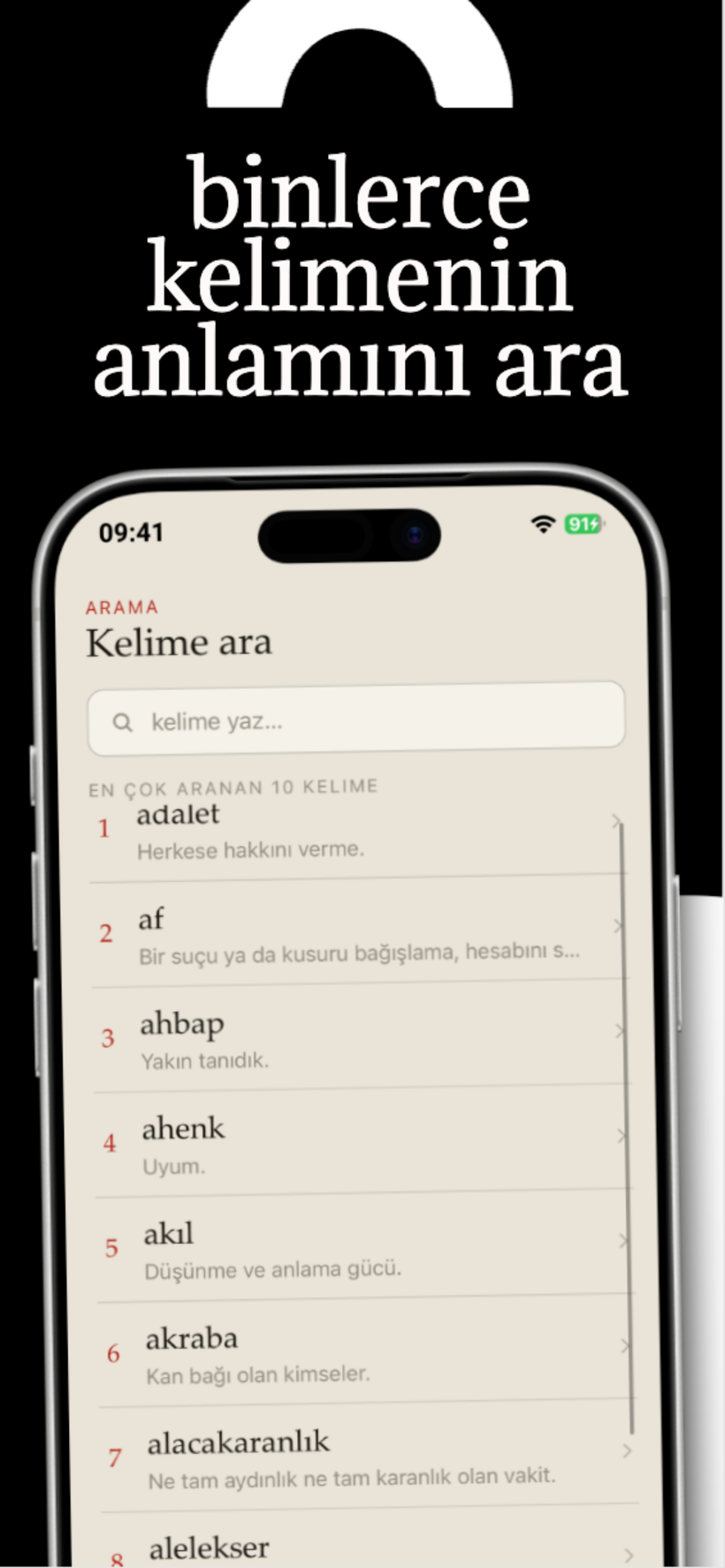 Lûgat — sözlükte kelime arama